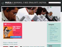 Tablet Screenshot of pracavnorsku.com